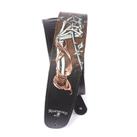 Alchemy Leather Guitar Strap, Cryptorosa