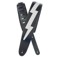 D'Addario Icon Collection Leather Guitar Strap, Lightning