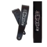 Planet Waves icon Joe Satriani Adjustable Leather Guitar Strap Frog Man 25LS-JS1