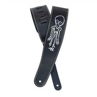 Planet Waves Joe Satriani Leather Guitar Strap Grey Man 25LS-JS2