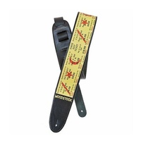 Planet Waves by D'Addario Woodstock Collection Leather Guitar Strap - Tix