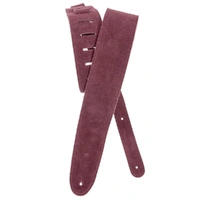 D'Addario Suede Guitar Strap, Burgundy