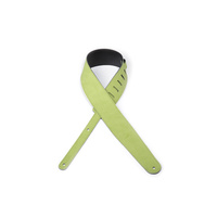 D'Addario Deluxe Leather Guitar Strap, Cantanella, Green