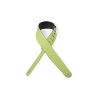 D'Addario Deluxe Leather Guitar Strap, Cantanella, Green