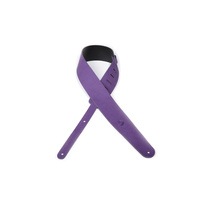 D'Addario Deluxe Leather Guitar Strap, Cantanella, Purple