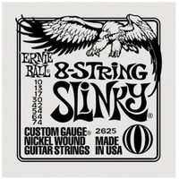 Ernie Ball 2625 8-String Set Slinky Electric Guitar Strings 10 - 74