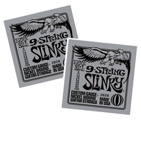 Ernie Ball 2628 9-String Slinky Nickel Wound Electric Guitar Strings 9 - 105 - 2 SETS
