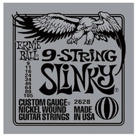Ernie Ball 2628 9-String Nickel Wound Slinky Electric Guitar Strings 9 - 105