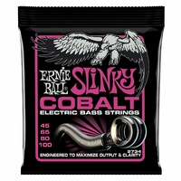 Ernie Ball 2734 Cobalt Super Slinky Bass Guitar Strings , .045 - .100