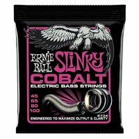 Ernie Ball 2734 Cobalt Super Slinky Bass Guitar Strings , .045 - .100