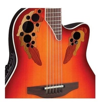 Ovation Timeless Elite - 12- string New England Burst Acoustic / Electric Guitar