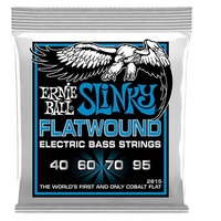 Ernie Ball 2815 Extra  Slinky Flatwound Bass Guitar Strings 40 - 95  Flat Wound