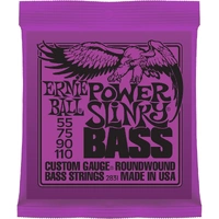 Ernie Ball Power Slinky Nickel Wound Bass Guitar Strings Set .055 - .110