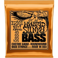 Ernie Ball Hybrid Slinky Nickel Wound Bass Guitar Strings  Set, .045 - .105