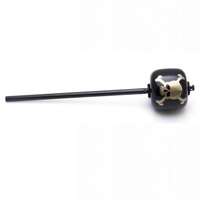 Danmar 778 Wooden Black - Silver  Skull Bass Drum Beater