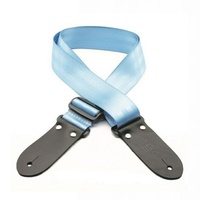 DSL Seat Belt Webbing Guitar Strap - 2" Light Blue Made in Australia