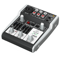 The Behringer Premium XENYX 302USB 5-Input Mixer With Microphone Preamp