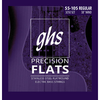 GHS Strings 3050 Flatwound Stainless Steel Precision Long Scale Plus Bass String