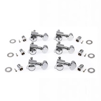 Grover 305C6 Rotomatic Guitar Tuners - 6-In-line - Chrome