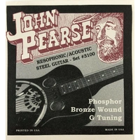 John Pearse 3100 Phosphor Bronze Acoustic Strings 16 - 59 Resophonic