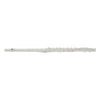Trevor James Alto Flute Silver Plated, Solid Silver Lip Plate and Riser with Case