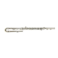 Trevor James Bass Flute Silver Plate, Solid Silver Lip Plate and Riser with Case 