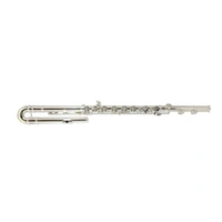 Trevor James Bass Flute Silver Plate, Solid Silver Lip Plate and Riser with Case 