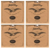 Aquila 33U Nylgut Soprano Ukulele strings Key of D - ADF#B Tuning - 4 SETS