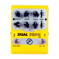GNI Music - Dual Drive  Guitar Effects Pedal - 2 Overdrives in one Pedal