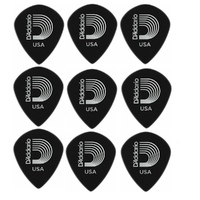 D'addario Planet Waves 3DBK2-10 Black Ice Guitar Picks, Light 9 Picks  0.55mm