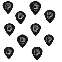 D'addario Planet Waves 3DBK4-10 Black Ice Guitar Picks, 0.80mm 10 Picks