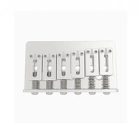 Hipshot 6 String Hardtail Bridge - .446" 11.5mm Spacing Stainless Steel