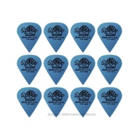  Dunlop Tortex Sharp Blue Picks Guitar Picks Gauge 1.0mm, 12 Picks