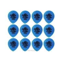 12 Picks Dunlop Tortex Tear Drop Blue Picks  1.0 mm  Guitar Picks / Plectrums 