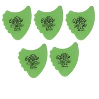 5 Pick Dunlop Tortex Fin Guitar Picks Green 0.88 mm Guitar Pick / Plectrums
