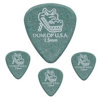 Dunlop 417R Gator Grip 4 x 1.5 mm Picks / Plectrums 4 picks / Plectrums