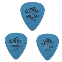 Dunlop Standard Tortex 3 Picks Blue 1.0 mm Guitar Picks / Plectrums