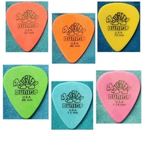 Dunlop Standard Tortex 6 Mixed Picks 6 Guitar Picks Assorted Gagues