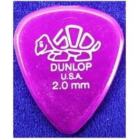 6 x Dunlop Delrin 500 Guitar  Picks / Plectrums Jim Dunlop USA 6 x 2.00 mm