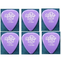 Dunlop Delrin Guitar Picks Plectrums Jim Dunlop USA 1.50 mm - 6 picks