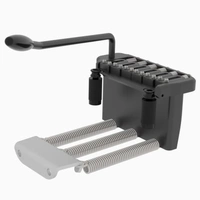 Hipshot 6 String US Contour Tremolo Bridge - Black