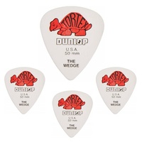 Dunlop 424R Tortex Wedge Guitar Picks 4  picks  0.50mm  424R.50
