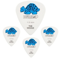 Dunlop 424R Tortex Wedge Guitar Picks 4  picks  1.0 mm  424R1.0