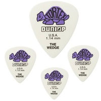 Dunlop 424R Tortex Wedge Guitar Picks 4  picks  1.14 mm  424R1.14