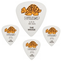 Dunlop 424R Tortex Wedge Guitar Picks 4  picks  0.60mm  424R.60