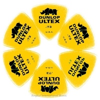 Dunlop 426R Ultex Rounded Triangle Guitar Picks 6 x 0.73  mm Great for Bass 