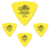 Dunlop Triangle Tortex 4  Picks Yellow 0.73 mm Guitar/Bass  Picks / Plectrums