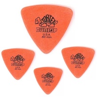 Dunlop Triangle Tortex 4 Picks Orange 0.60 mm Guitar/Bass Picks / Plectrums