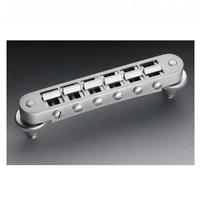 Schaller Guitar Bridge-Chrome GTM 45060 - 12090300 Satin Chrome