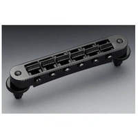 Schaller Guitar Bridge Black Chrome GTM - 12090400 Tune-O-Matic for Les Paul